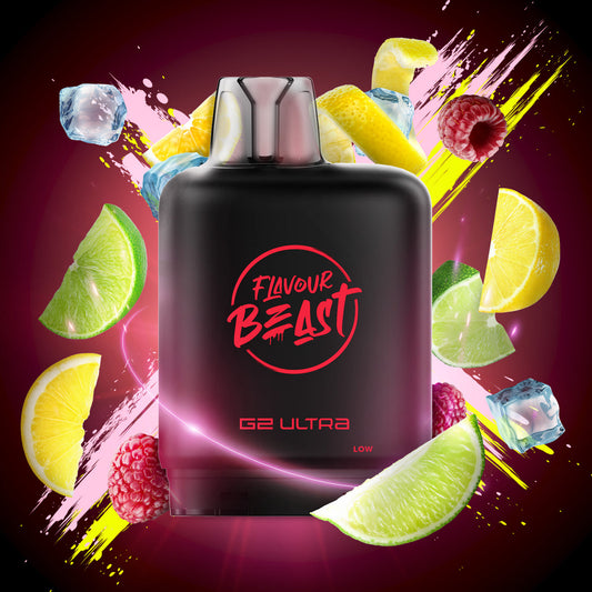 Flavour Beast G2 Ultra Level X POD MTN Citrus Raspberry Iced ONT