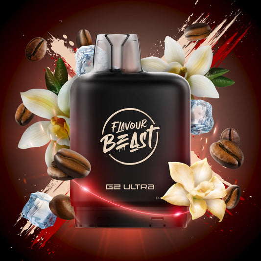 Flavour Beast G2 Ultra Level X PODS Vanilla Coffee Iced ONT