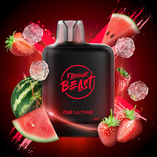 Flavour Beast G2 Ultra Level X PODS Savage Strawberry Watermelon Iced ONT