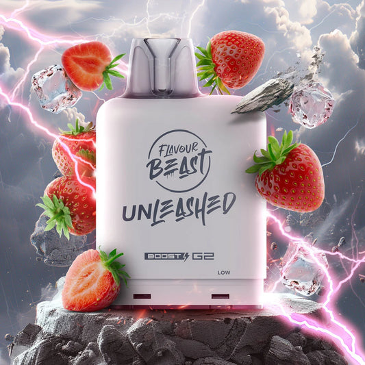 Flavour Beast Boost Level X PODS Unleashed Epic Strawberry ONT