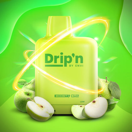 Drip’n Boost Level X PODS Green Apple ONT