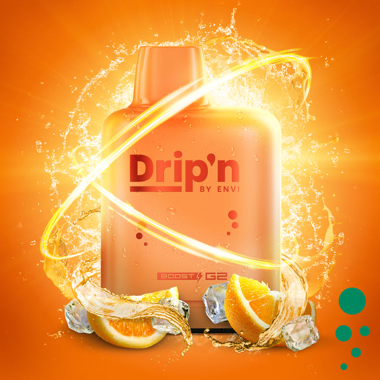 Drip’n Boost Level X PODS Orange Fizz Ice ONT