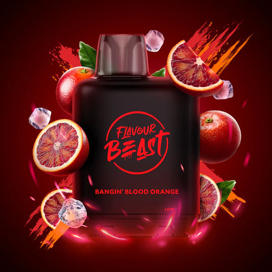 Flavour Beast Boost Level X PODS Bangin’ Blood Orange Iced ONT