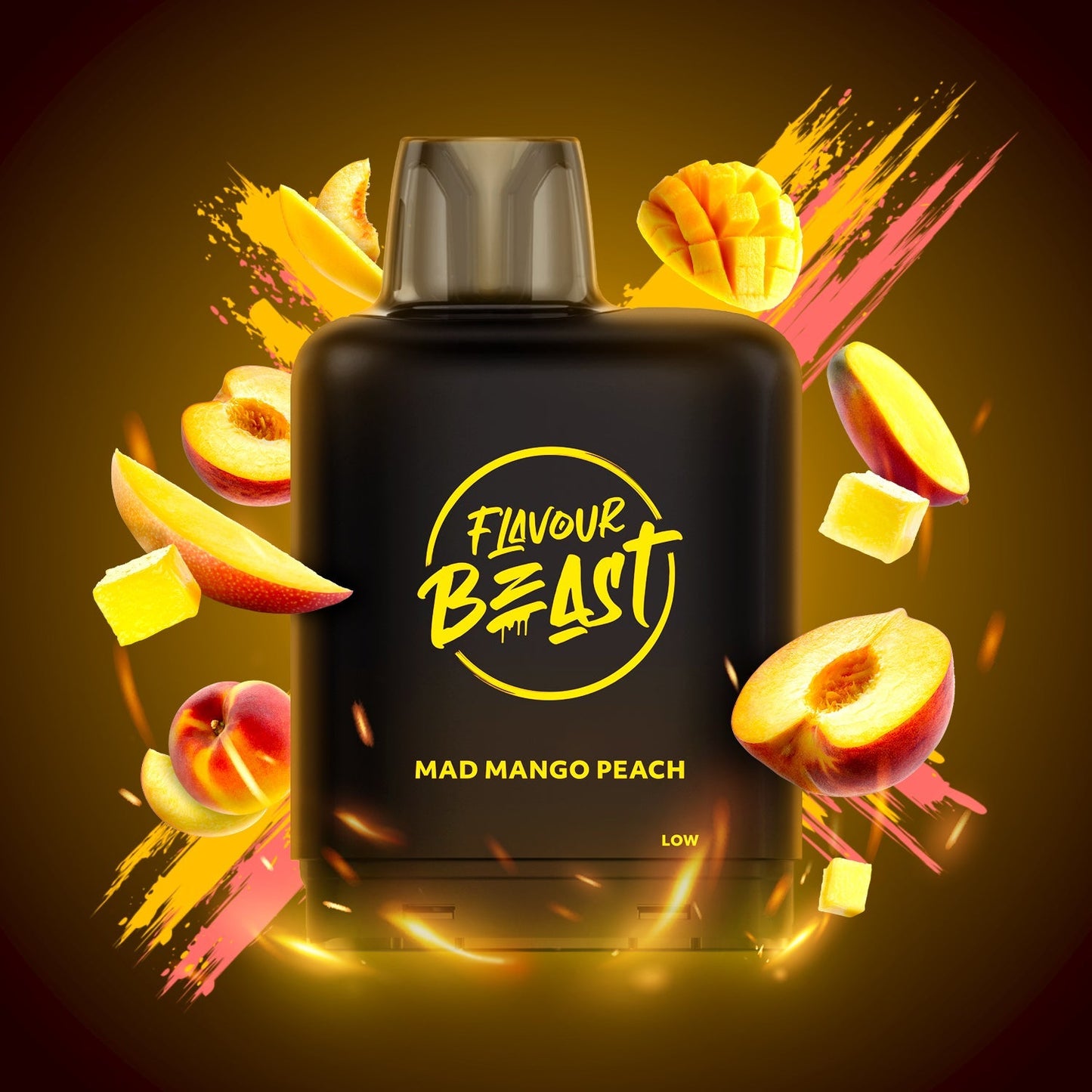 Flavour Beast Boost Level X PODS Mad Mango Peach ONT