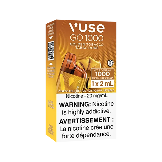 Vuse GO 1000 Golden Tobacco ONT