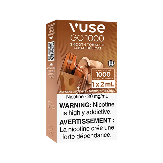 Vuse GO 1000 Smooth Tobacco ONT