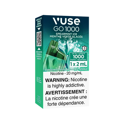 Vuse GO 1000 Spearmint Ice ONT