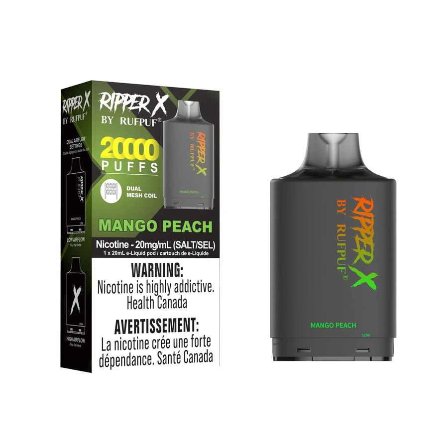 Ripper 20000 Level X Pods Mango Peach