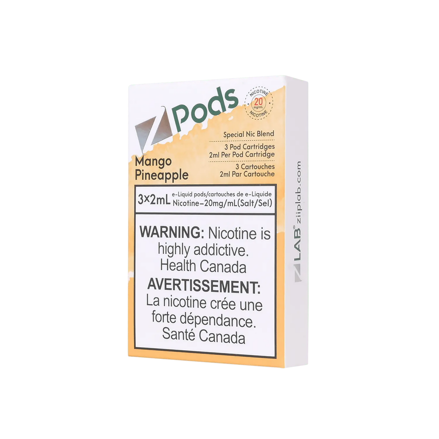 Z Lab Zpods Mango Pineapple (3x2ml) ONT