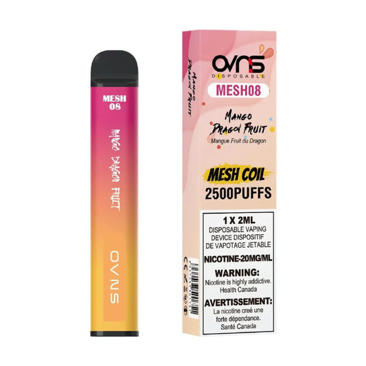 OVNS MESH08 2500 Disposable Mango Dragonfruit