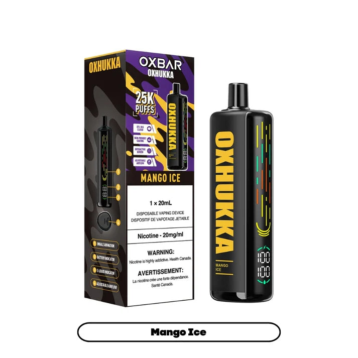 OXHUKKA 25K Disposable Mango Ice ONT