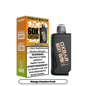 OXBAR SVOPP 60K Pods Mango Passion fruit ONT