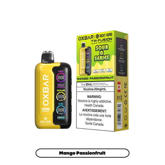 Oxbar Tri-Fusion Disposable Sour G Mango Passionfruit