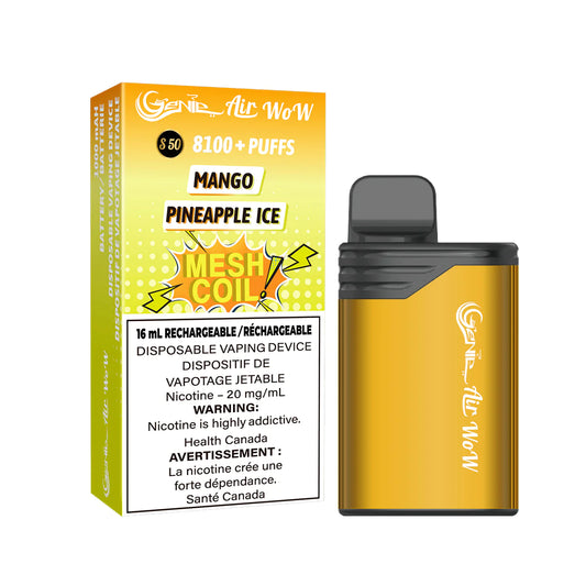 Genie Air Wow 8100 Disposable Mango Pineapple Ice