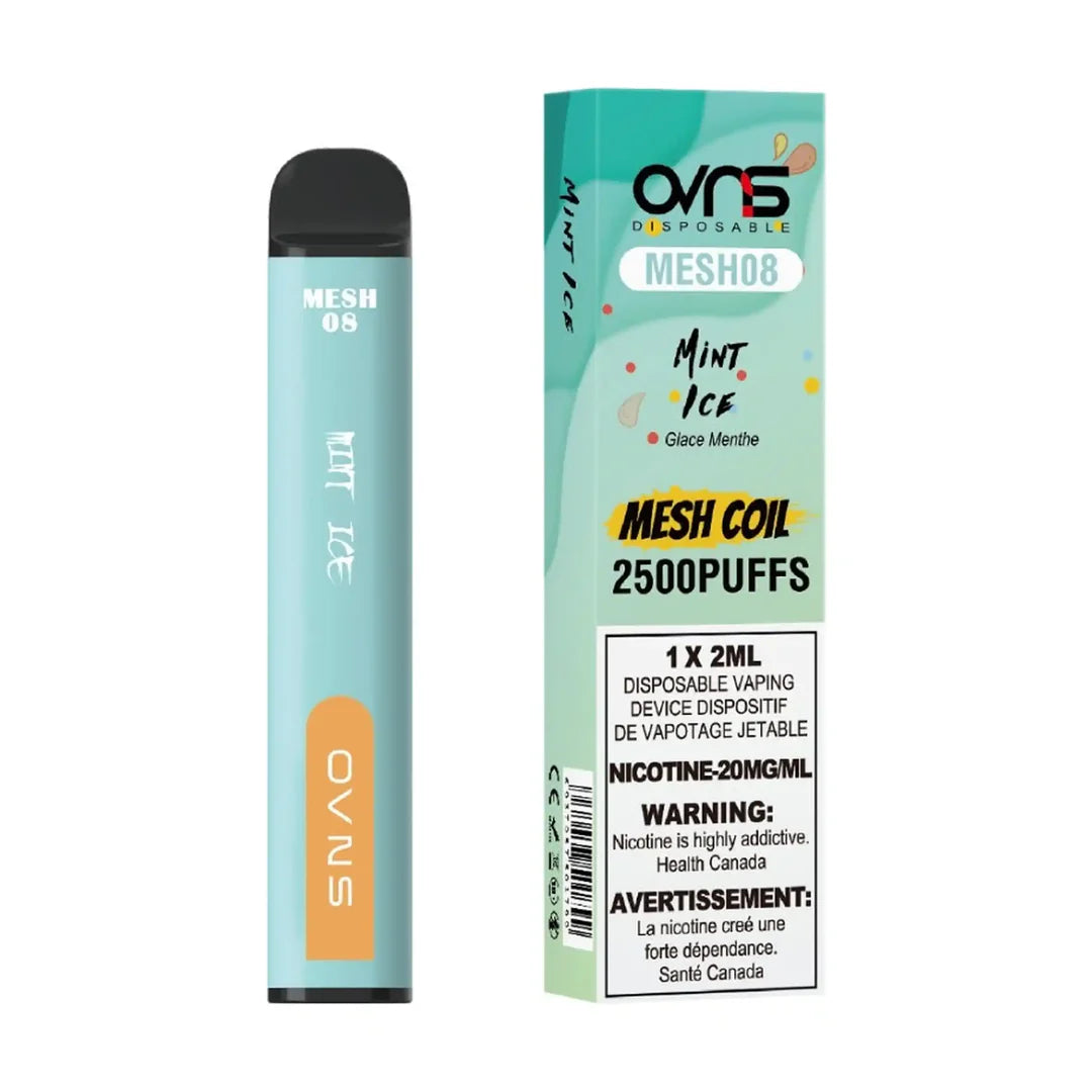 OVNS MESH08 2500 Disposable Mint Ice