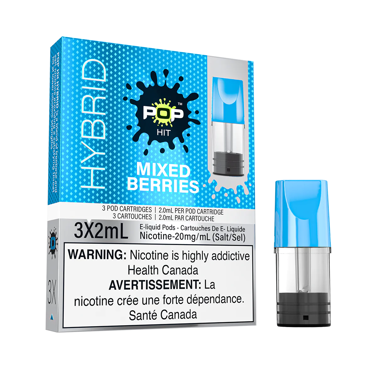 Pop Vapor Hybrid PODS Mixed Berries (3x2ml)