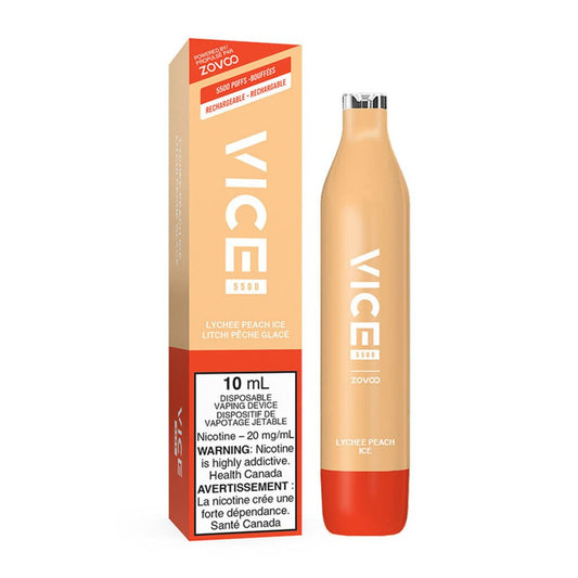 Vice Disposable 5500 Lychee Peach Ice