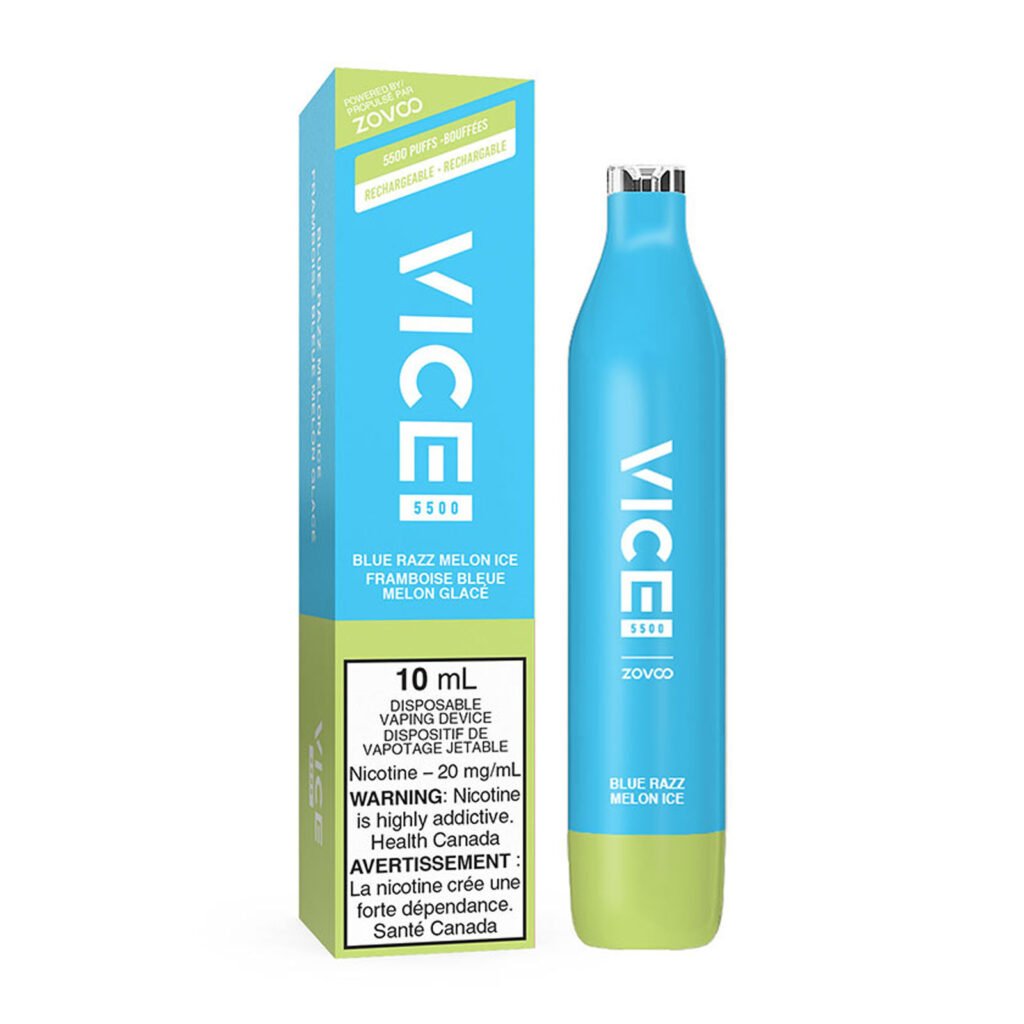 Vice Disposable 5500 Blue Razz Melon Ice