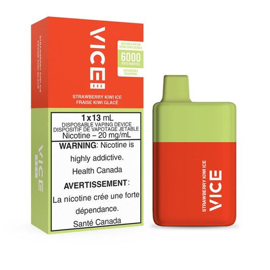 Vice Disposable Box 6000 Strawberry Kiwi Ice