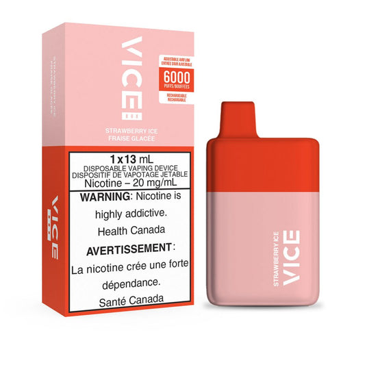 Vice Disposable Box 6000 Strawberry Ice