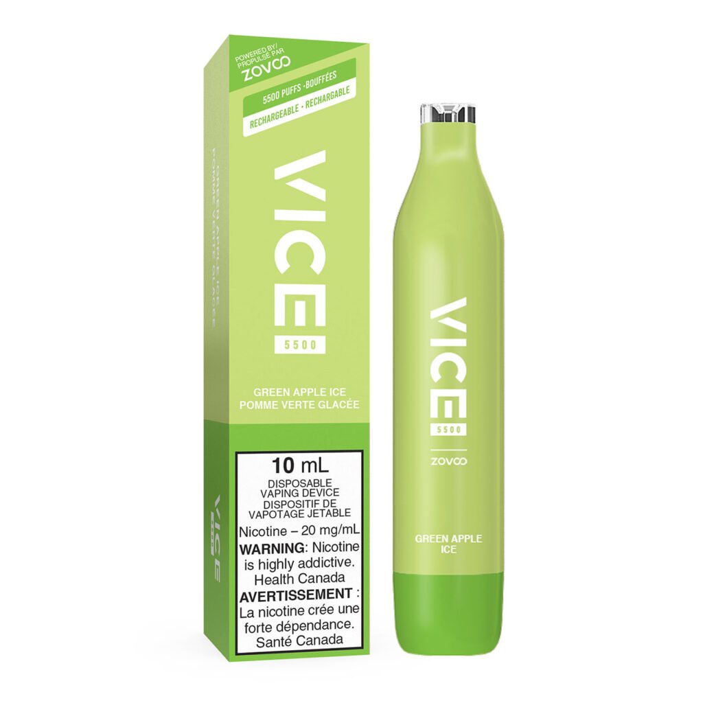 Vice Disposable 5500 Green Apple Ice