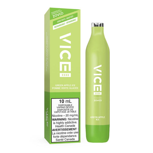 Vice Disposable 5500 Green Apple Ice