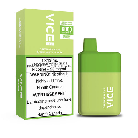 Vice Disposable Box 6000 Green Apple Ice