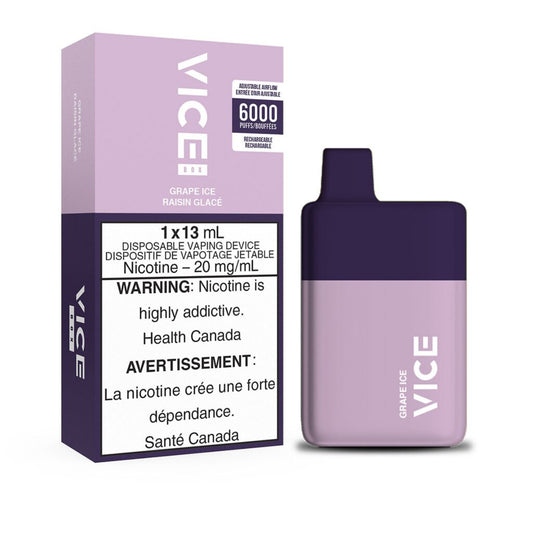 Vice Disposable Box 6000 Grape Ice