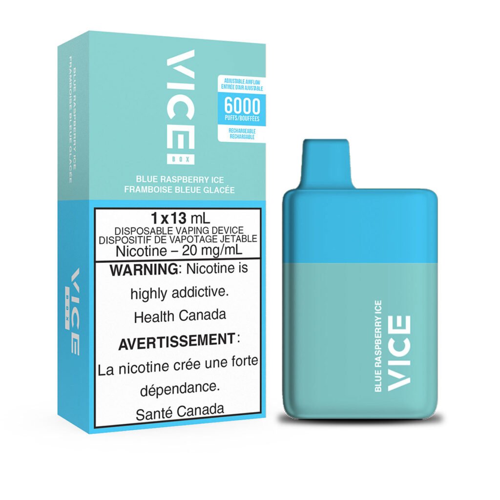 Vice Disposable Box 6000 Blue Raspberry Ice