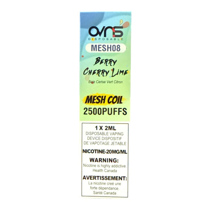 OVNS MESH08 2500 Disposable Berry Cherry Lime