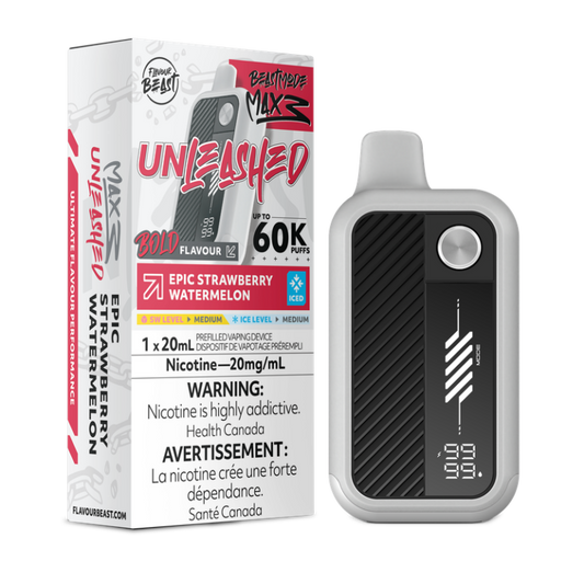 Flavour Beast Disposable Mode Max 3 60K Unleashed Epic Strawberry Watermelon ONT