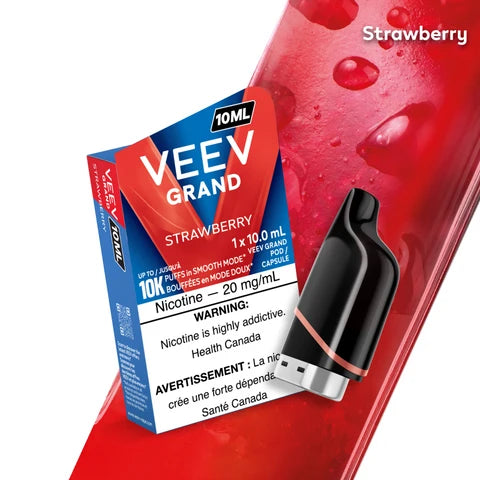 VEEV GRAND 10ml Strawberry Pod