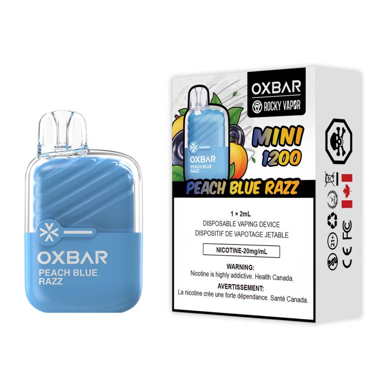 OXBAR MINI 1200 Disposable Peach Blue Razz ONT