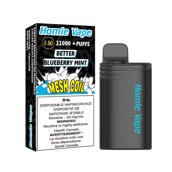 Homie Vape Disposable 11000 Better Blueberry Mint