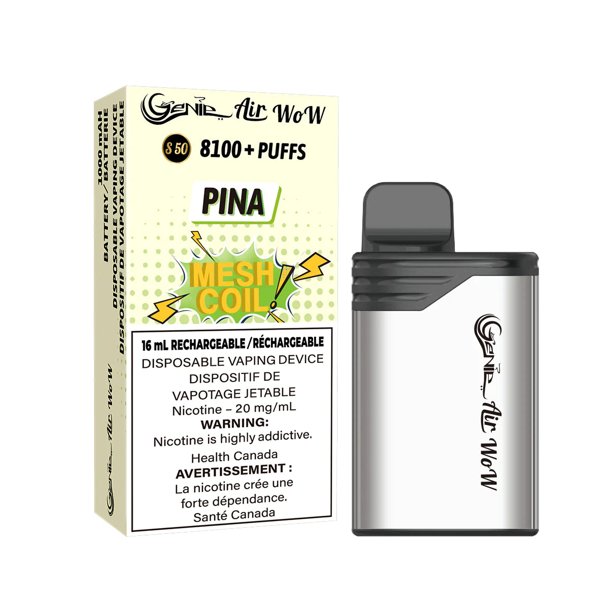 Genie Air Wow 8100 Disposable Pina