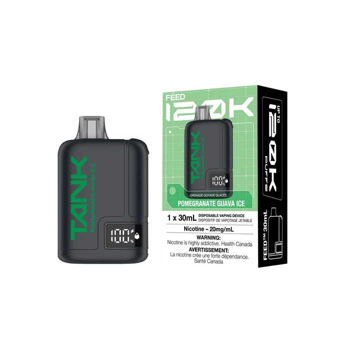 Feed Tank 120K Disposable Pomegranate Guava Ice