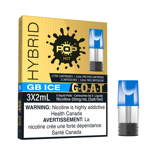 Pop Vapor Hybrid PODS G.O.A.T GB Ice (3x2ml)