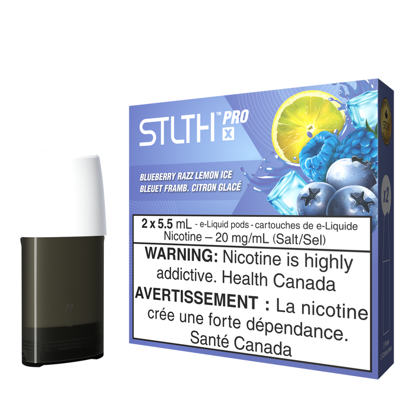 STLTH PRO X Pods Blueberry Razz Lemon Ice (2x5.5 ml)