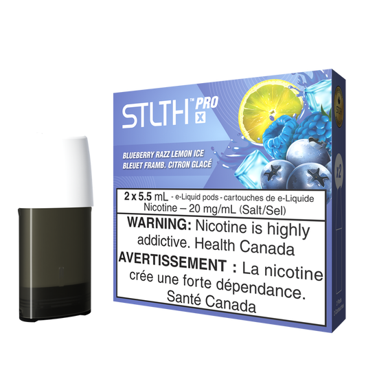 STLTH PRO X Pods Blueberry Razz Lemon Ice (2x5.5 ml)