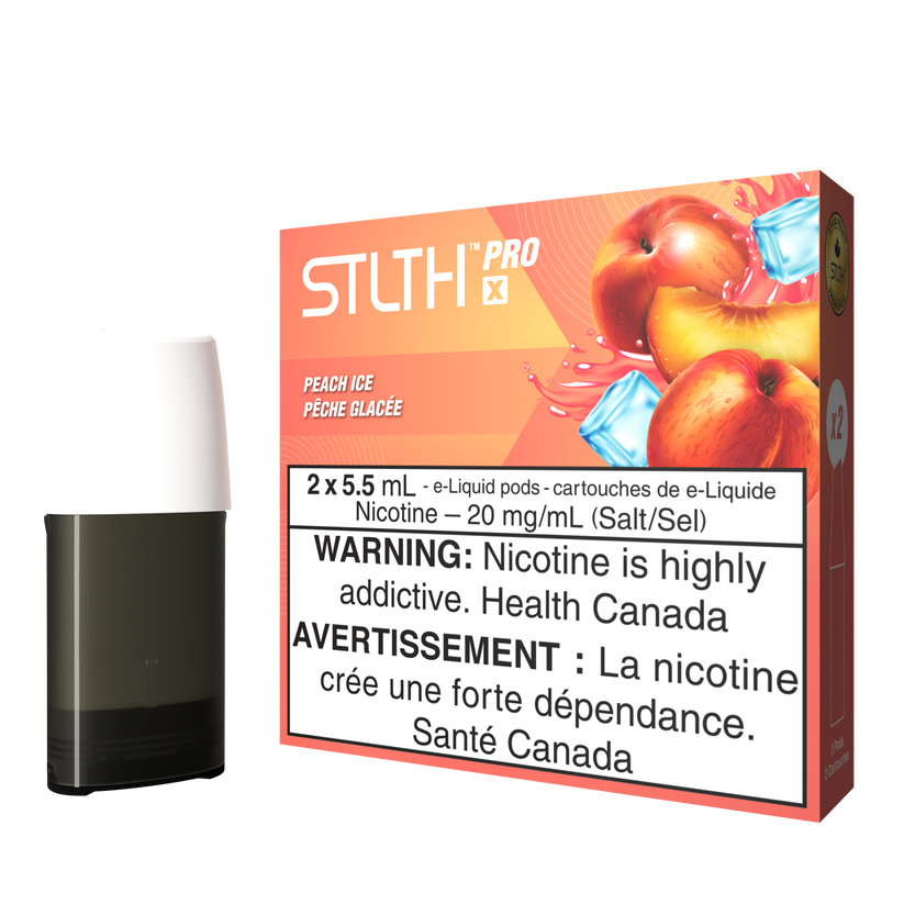 STLTH PRO X Pods Peach Ice (2x5.5 ml)