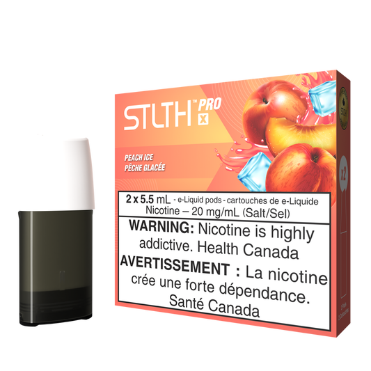 STLTH PRO X Pods Peach Ice (2x5.5 ml)