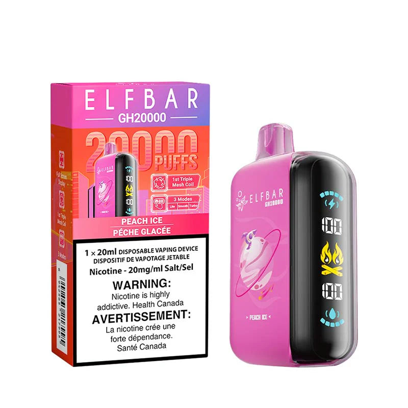 ELF BAR Disposable GH20000 Peach Ice ONT
