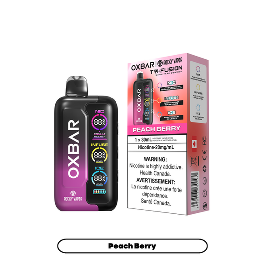 Oxbar Tri-Fusion Disposable Peach Berry