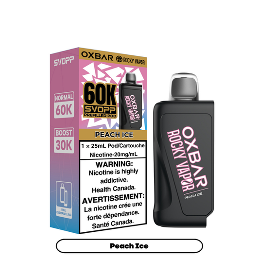 OXBAR SVOPP 60K Pods Peach Ice ONT
