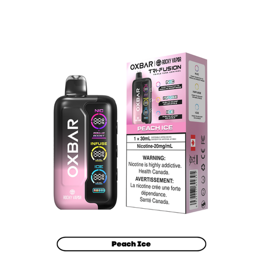 Oxbar Tri-Fusion Disposable Peach Ice