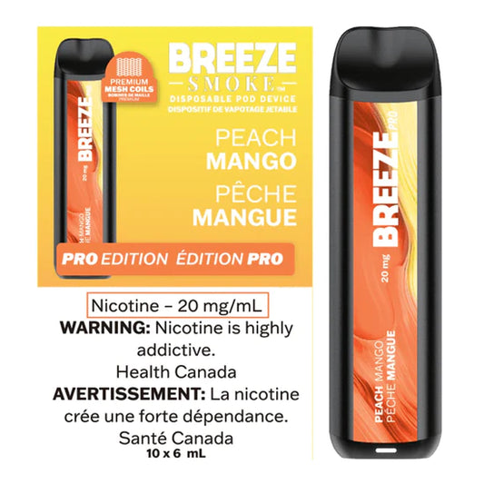 Breeze Smoke Pro Disposable Peach Mango 6ml