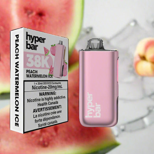 Hyper Bar 38K Disposable Peach Watermelon Ice ONT