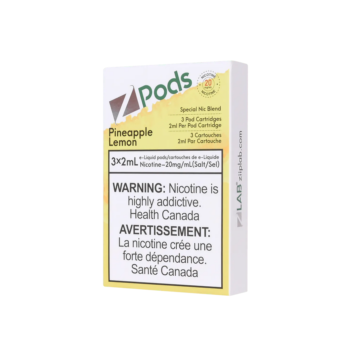 Z Lab Zpods Pineapple Lemon (3x2ml) ONT