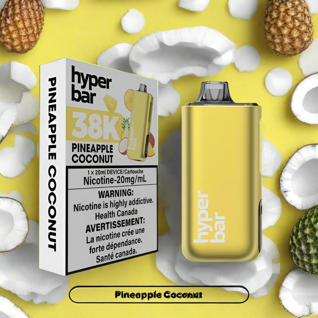 Hyper Bar 38K Disposable Pineapple Coconut ONT