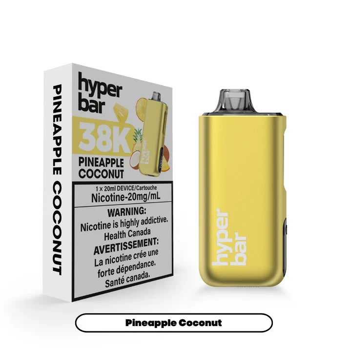 Hyper Bar 38K Disposable Pineapple Coconut ONT